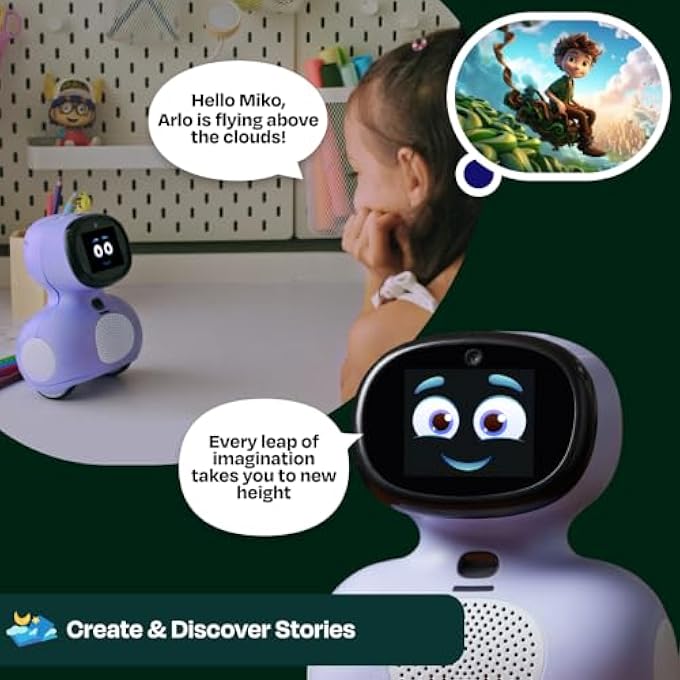 rayihni MINI WITH 30 DAYS FREE MAX: AI ROBOT FOR KIDS, FOSTERS STEAM LEARNING & EDUCATION, PACKED WITH GAMES, DANCE, SINGING, CHILD-SAFE CONVERSATIONAL LEARNING, IDEAL GIFT FOR BOYS & GIRLS 4-8 - Image 3